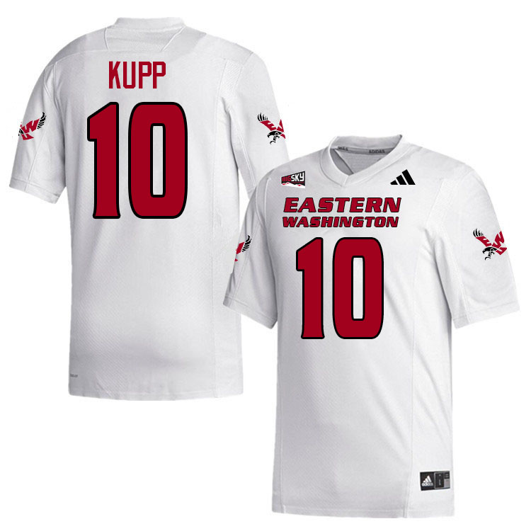 Eastern Washington Eagles #10 Cooper Kupp College Football Jerseys,Uniforms Stitched-White